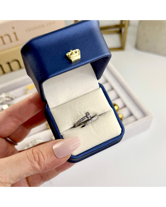 Prsteň z chirurgickej ocele klinec-256035-20