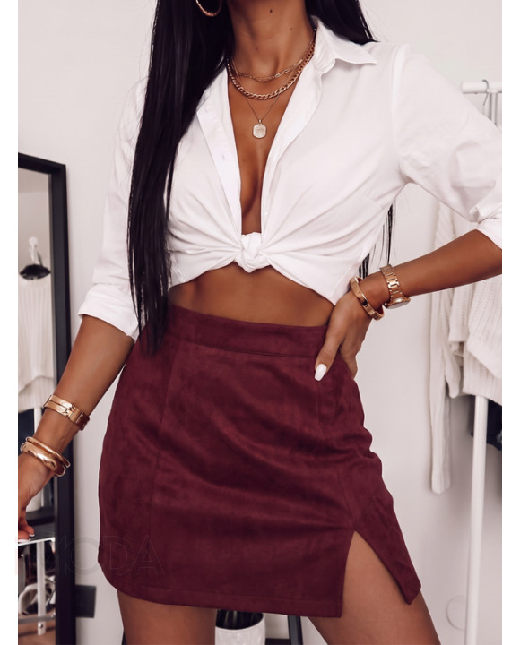 BORDO semišová kraťasová sukňa-329860-20