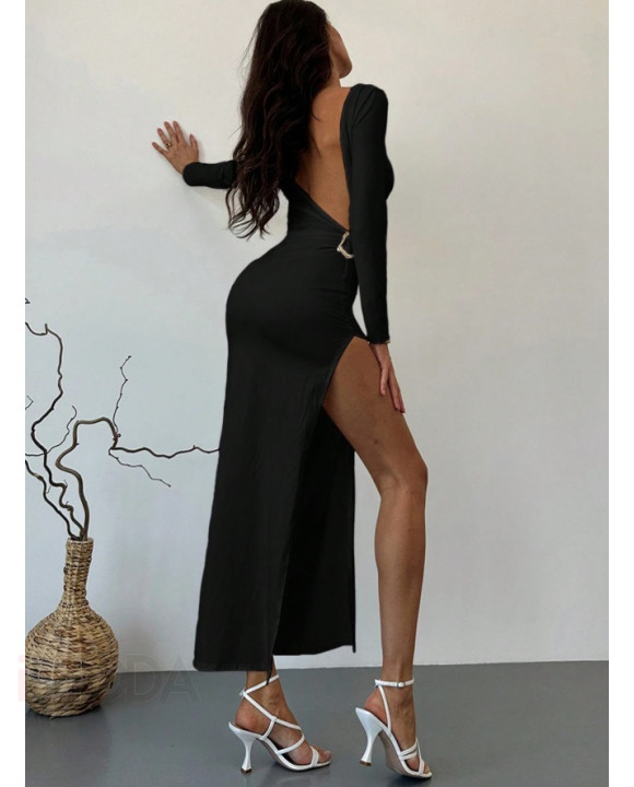 Čierne elegantné šaty-314347-20