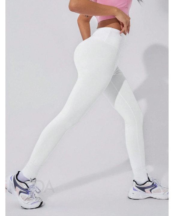 Biele športové legíny-314333-20