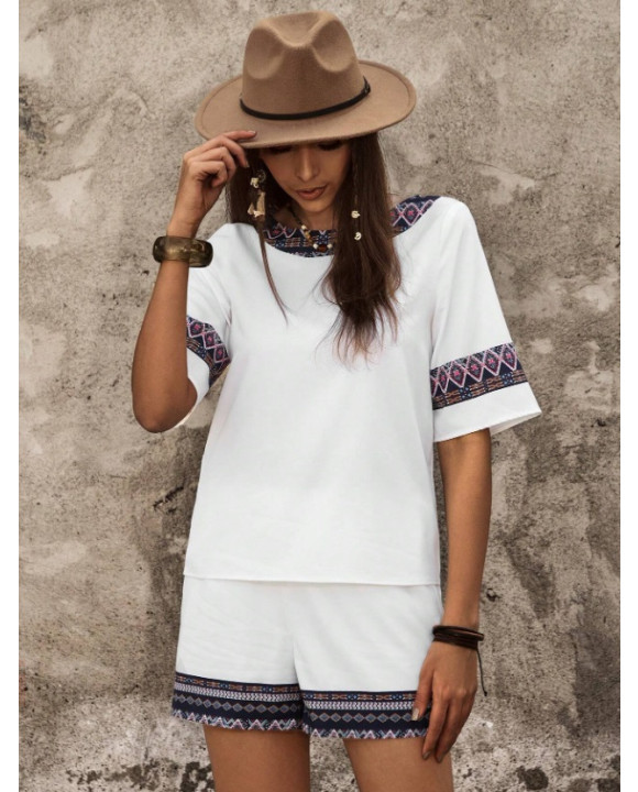 Biely kraťasový komplet-307086-20