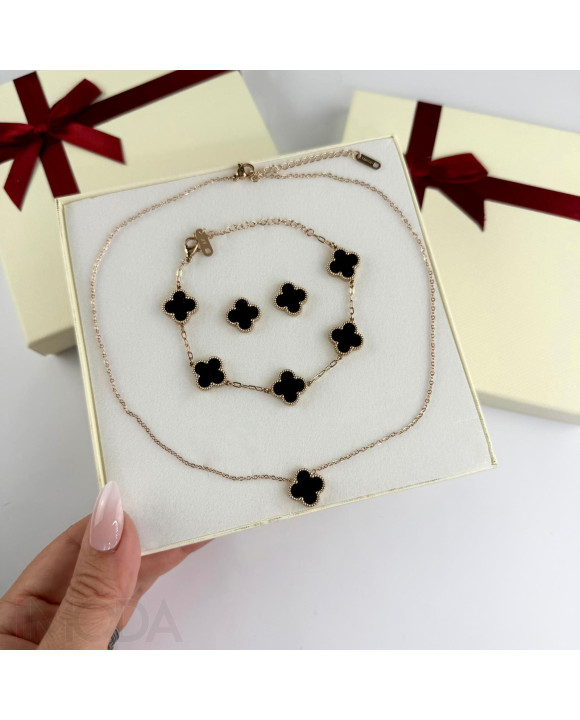 Dámska oceľová súprava s krabičkou-307289-20