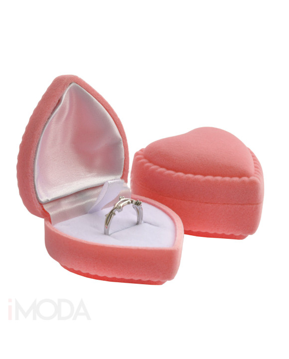 Semišová darčeková krabička srdce-298499-20