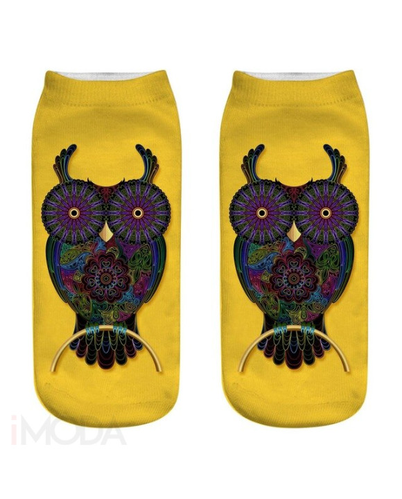Ponožky Sova s 3D potlačou-220989-20