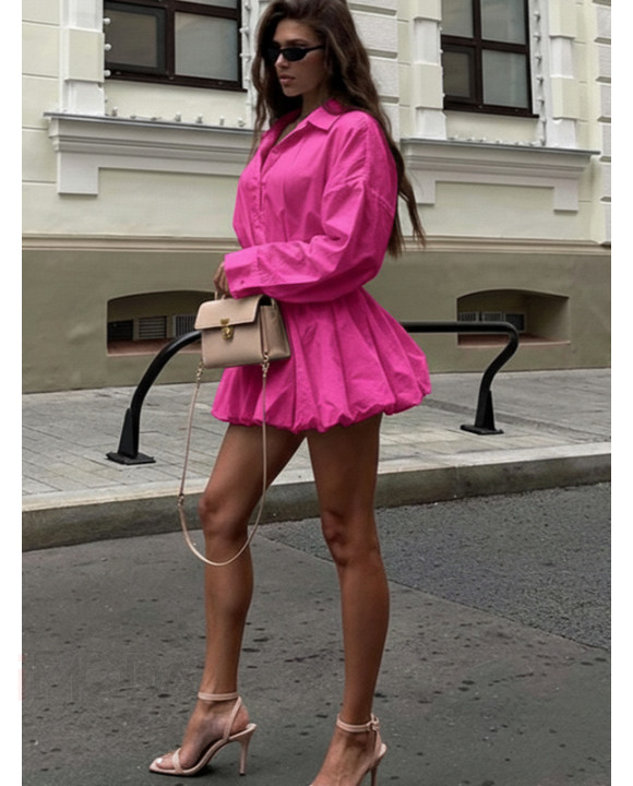 Ružové puffy šaty-325765-20