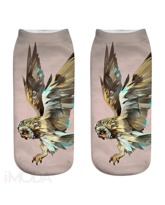 Ponožky Sova s 3D potlačou-220991-20