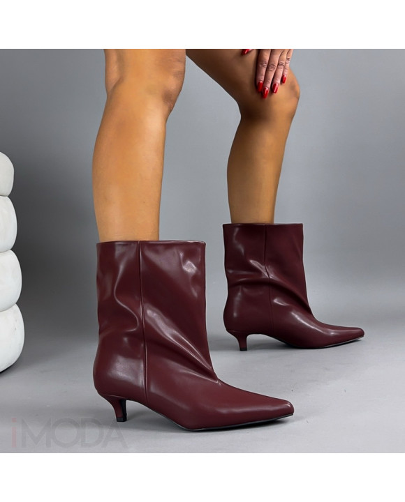 Bordové kotníkové čižmy-321306-20