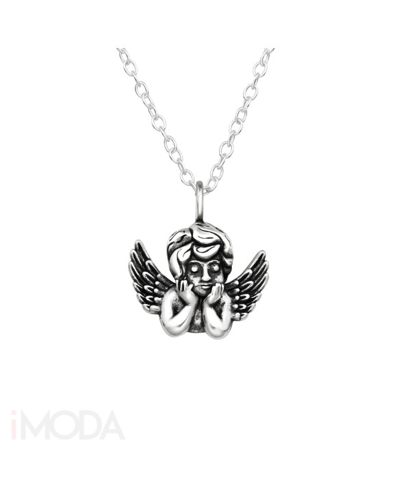 Strieborný náhrdelník anjel-211869-20