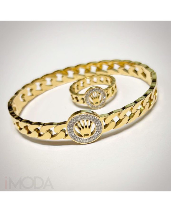 Dámska oceľová súprava-292479-20