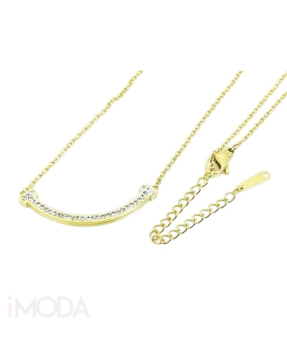 Dámsky oceľový náhrdelník s príveskom-311827-20