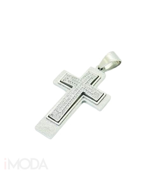 Oceľový prívesok kríž-311868-20