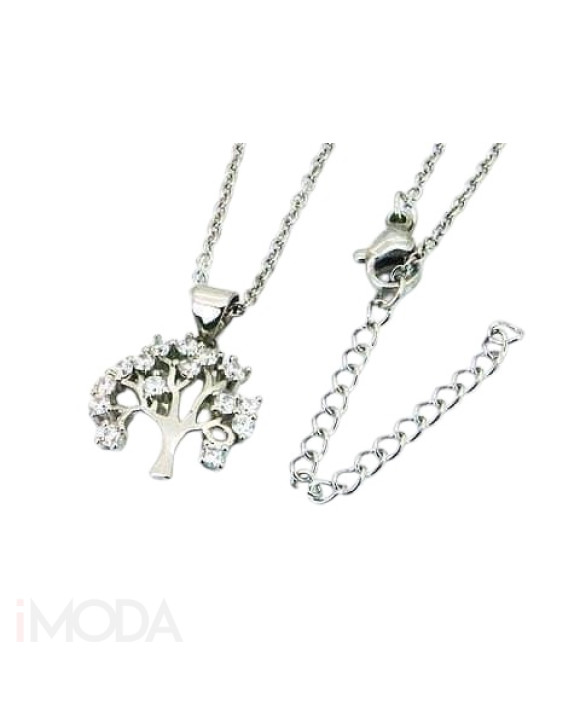 Dámsky oceľový náhrdelník strom života-311828-20