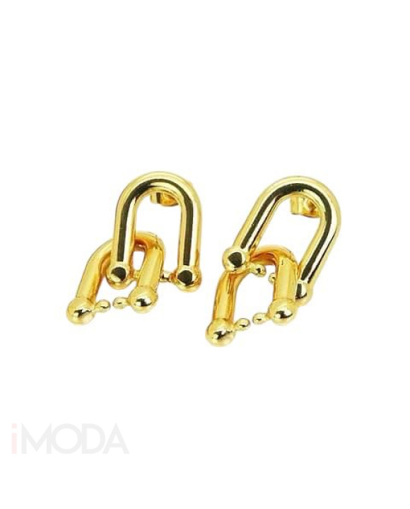 Visiace pozlátené náušnice-311645-20