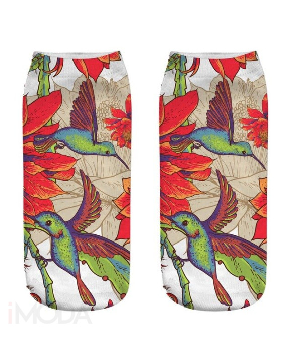 Ponožky s 3D potlačou Kolibrík-221248-20