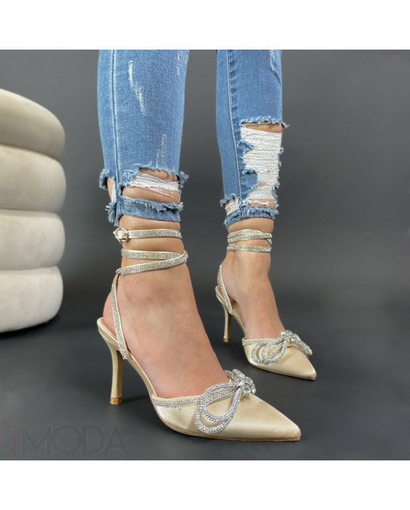 Béžové sandále s kamienkami-300662-20