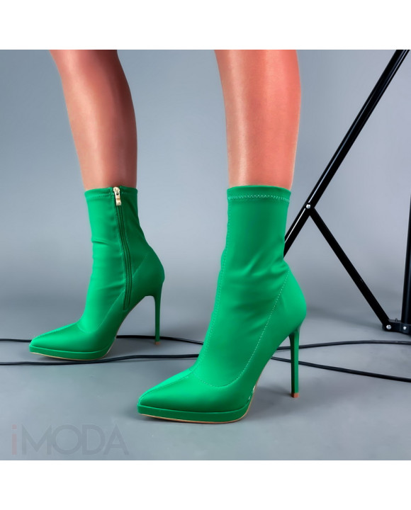 Zelené kotníkové čižmy-290842-20