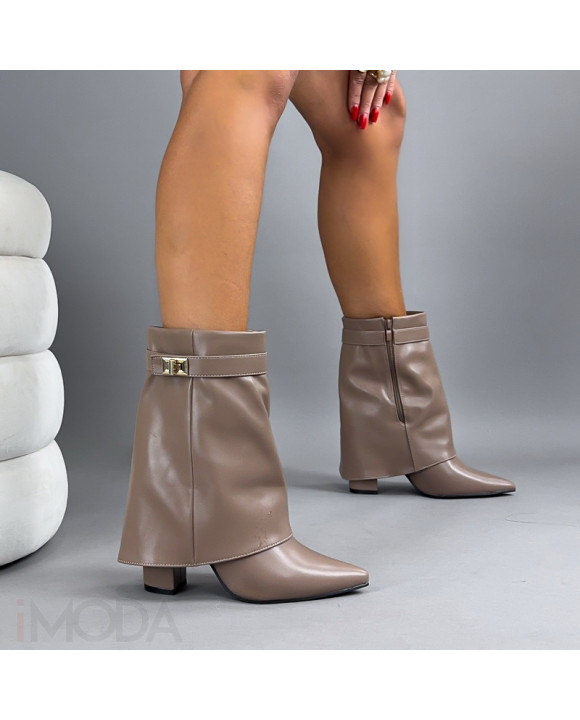 Hnedé kotníkové čižmy-321287-20