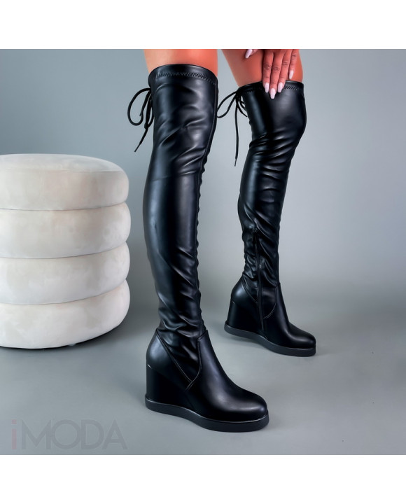 Čierne vysoké čižmy-290891-20