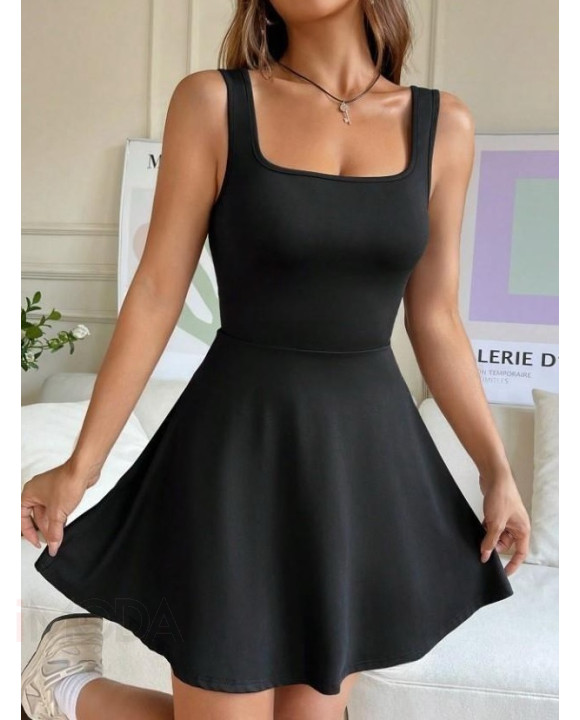 Čierne krátke šaty-302451-20