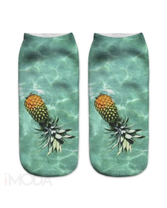 Ponožky s 3D potlačou Ananás-221266-20