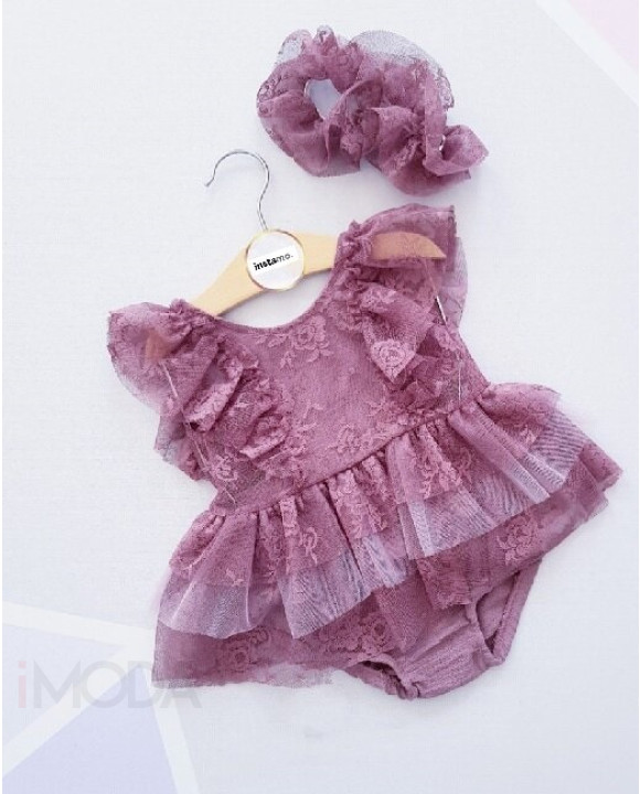 Fialové elegantné šaty s čelenkou-269802-20