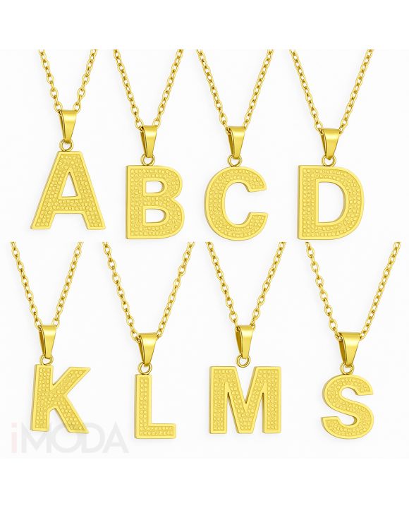 Pozlátený náhrdelník s písmenkom-321597-20