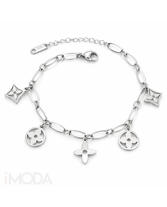 Oceľový náramok s doplnkami-290297-20