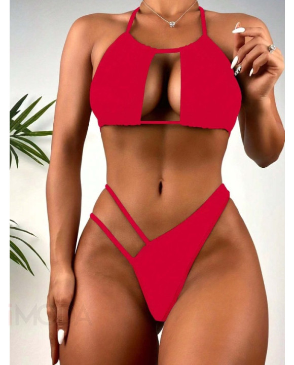 Červené dvojdielne plavky-308256-20