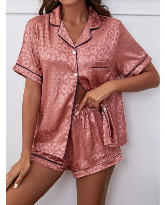 Staroružové saténové pyžamo-289100-20