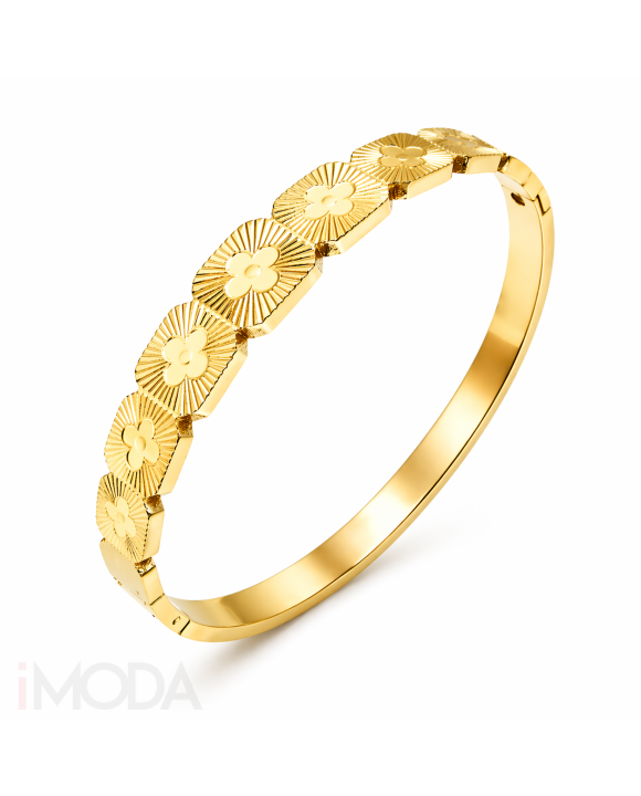 Dámsky pozlátený oceľový náramok-312259-20