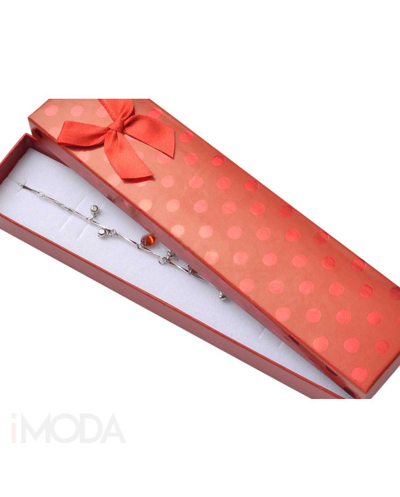 Červená papierová darčeková krabička s mašľou-278226-20