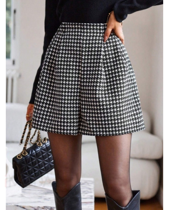 Čierne vzorované kraťasy-309129-20