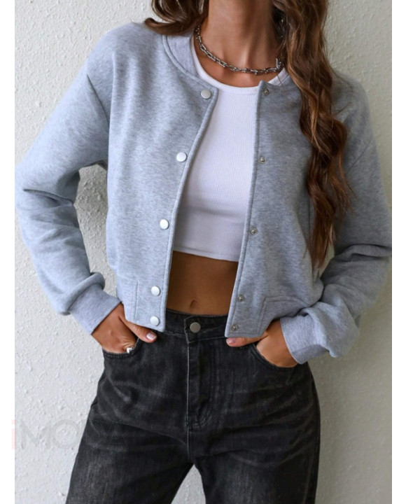 Sivá mikina na zpínanie-317047-20