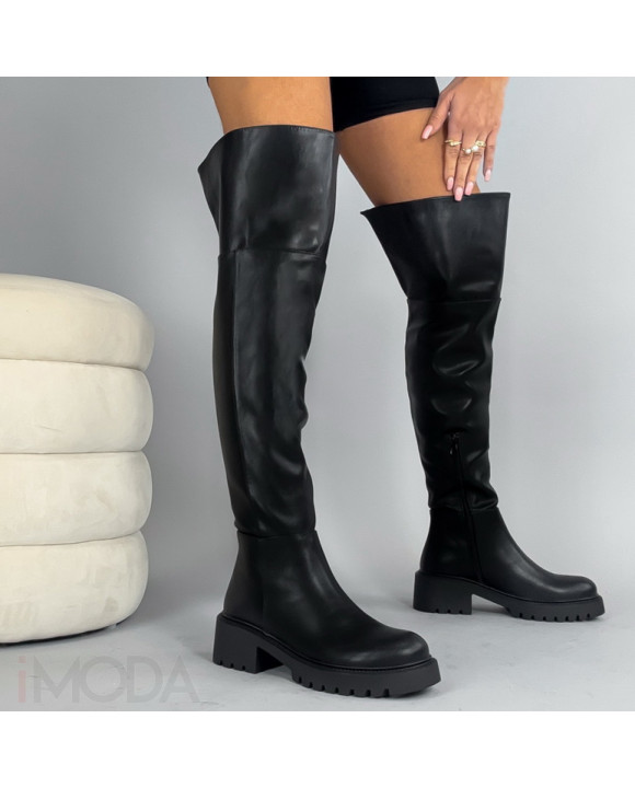Čierne vysoké čižmy-324218-20