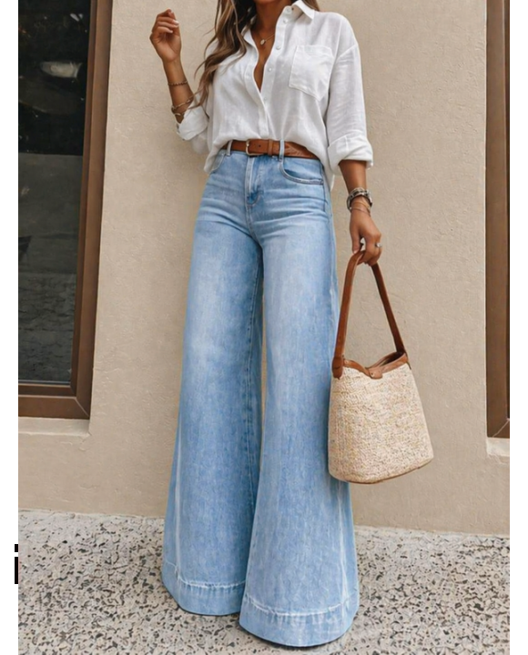 Svetlomodré široké rifle-327341-20