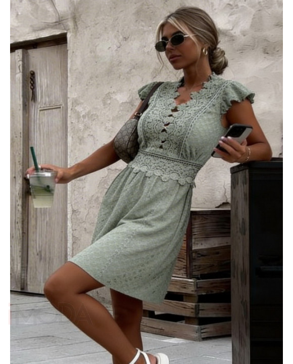 Zelené vzorované šaty-325979-20