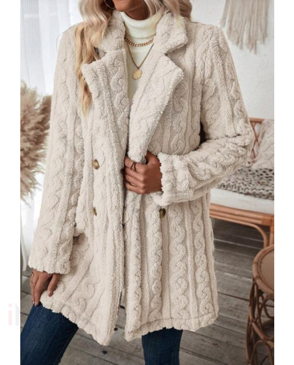 Béžový kožušinový kabátik-295244-20