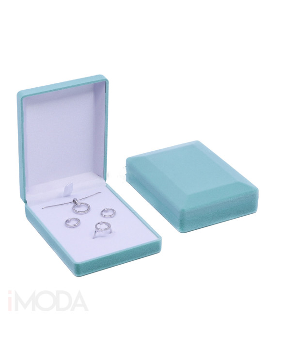 Semišová krabička mint-321127-20