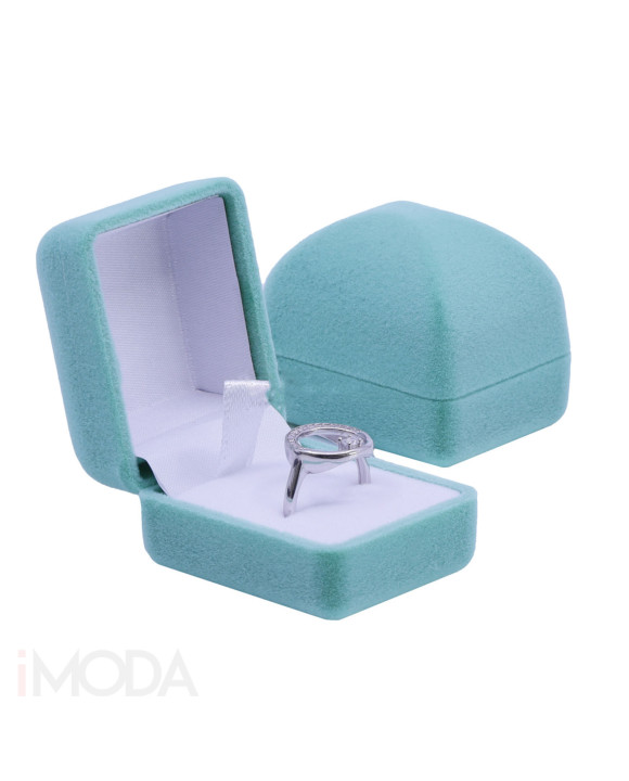 Semišová krabička mint-321131-20