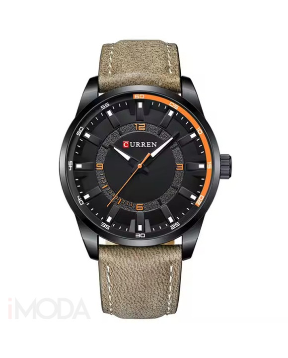 Pánske hodinky s koženým remienkom-317082-20