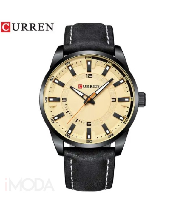 Pánske hodinky s koženým remienkom-317081-20