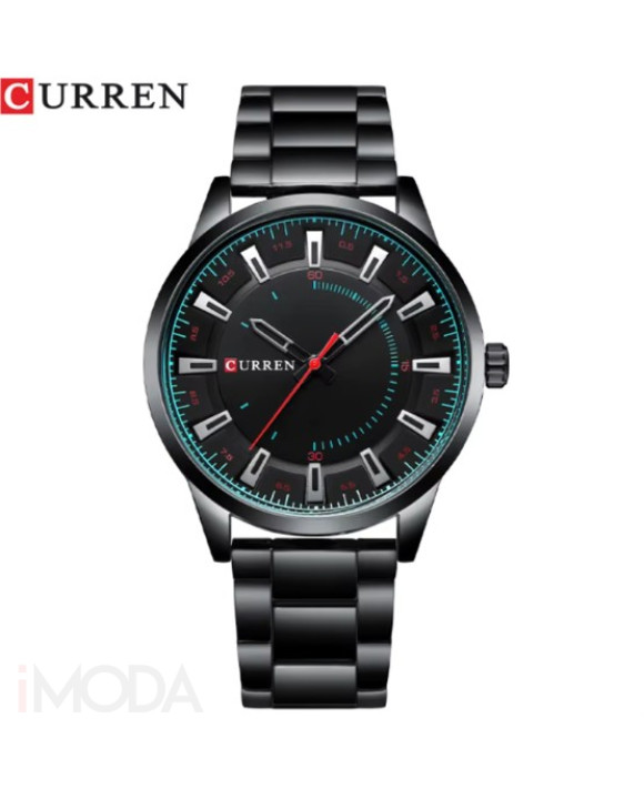 Pánske čierne kovové hodinky-317072-20