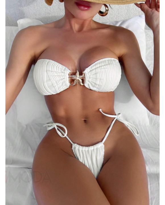 Biele dvojdielne plavky-316663-20