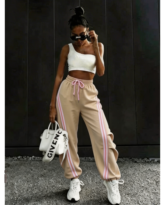 Béžové teplákové nohavice-326593-20