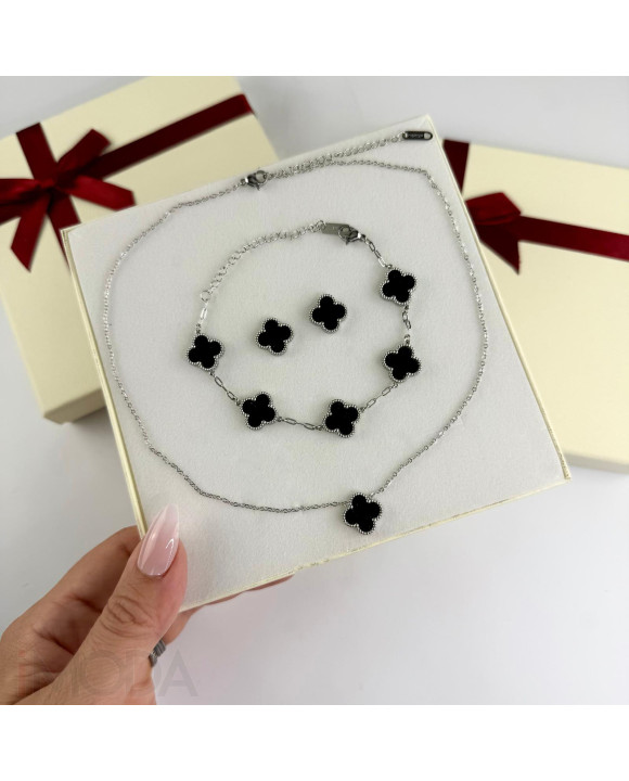 Dámska oceľová súprava s krabičkou-307292-20