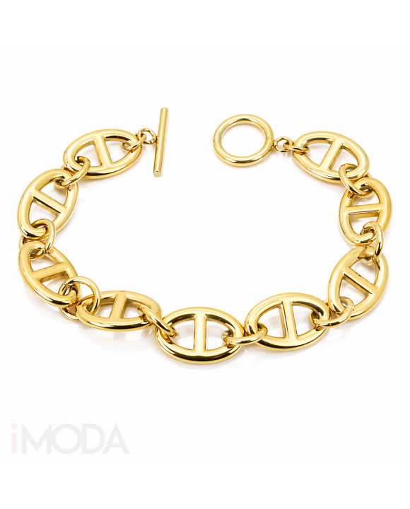 Dámsky náramok oceľový pozlátený-318239-20