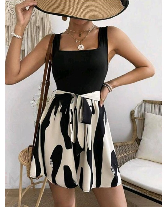 Čierno-biely overál-303005-20