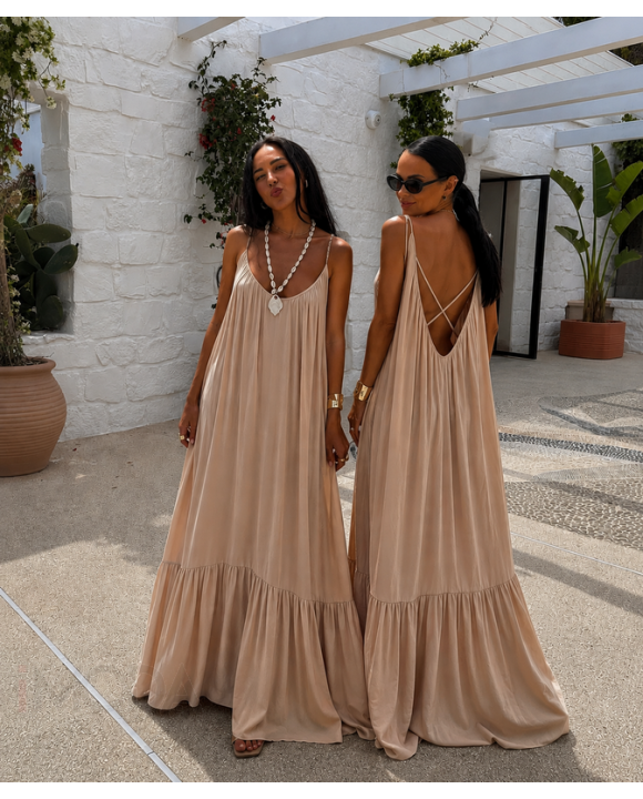 Béžové BOHO šaty-328167-20