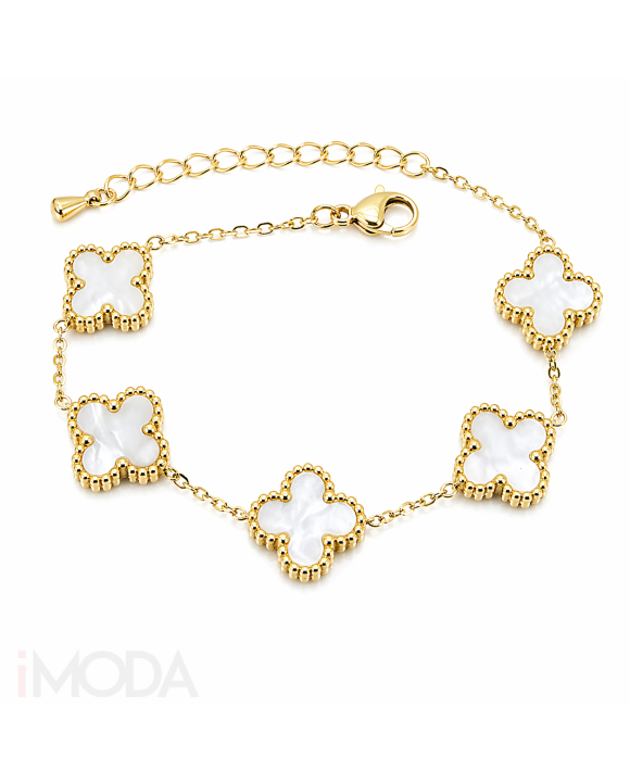 Dámsky oceľový náramok pozlátený Bianka-281884-20