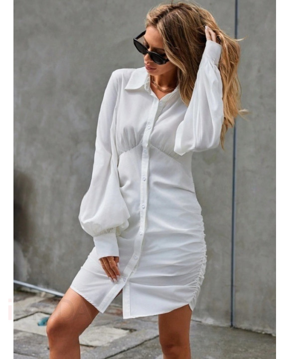 Biele košeľové šaty-309802-20